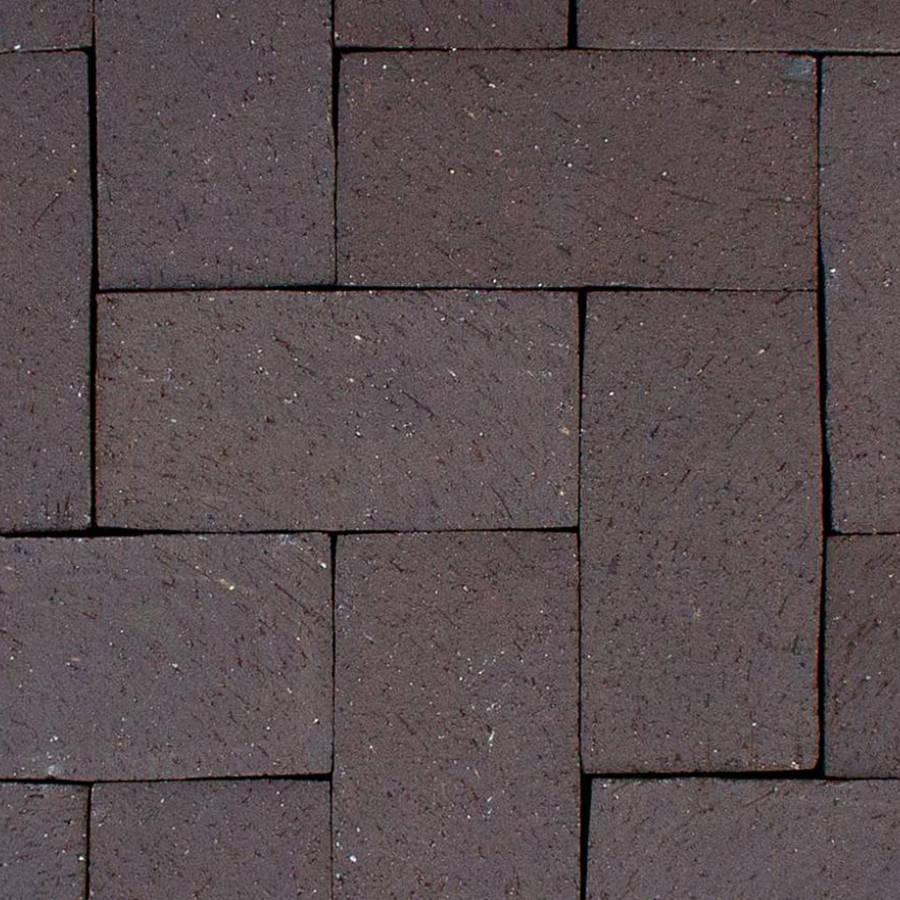 The beautiful warm burgundy and chestnut brown color in this Carob Paver brick is a timeless choice for your outdoor patio.
