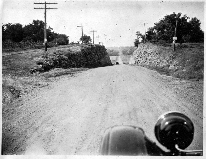 Photos of the roads in 1920 (S.F., Menlo Park, CA roads)