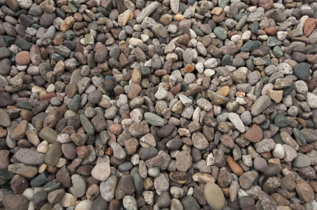building materials Pami pebbles for landscaping and as concrete base
