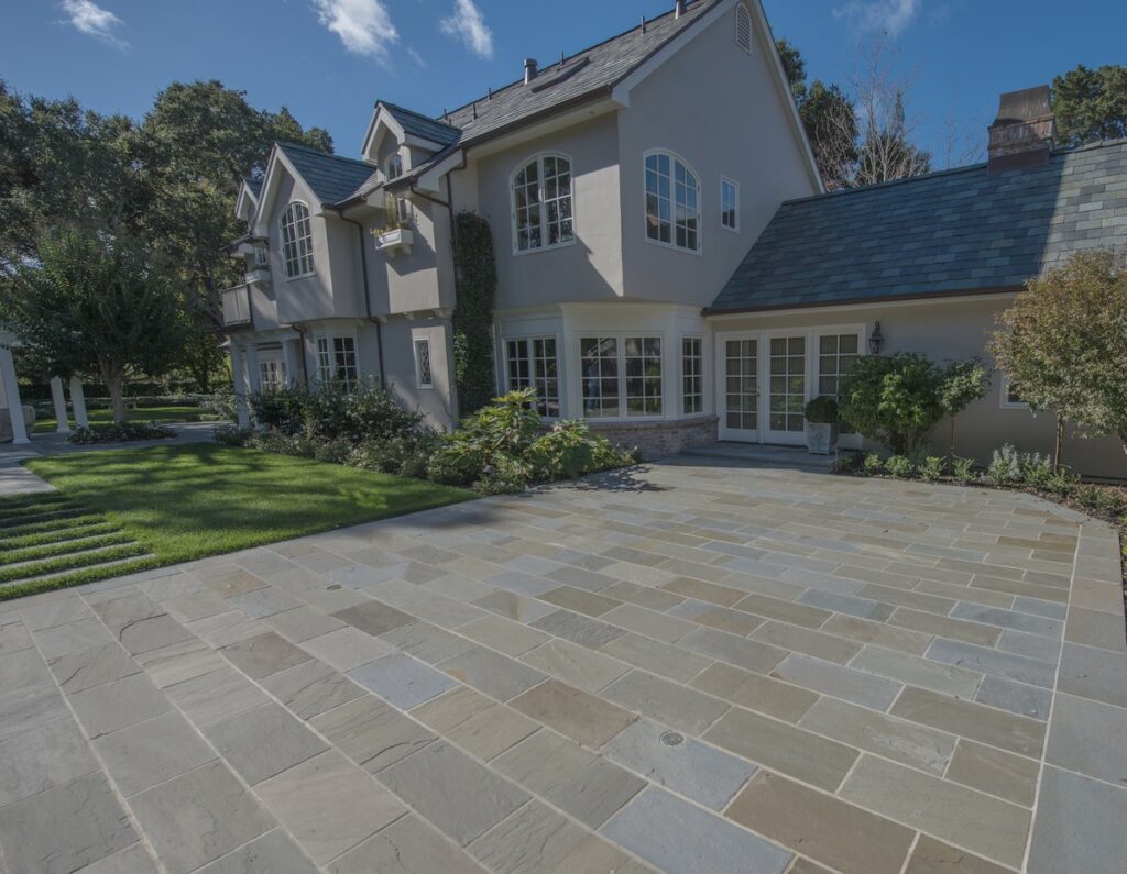 At PBM we carry a variety of bluestone pavers for you next project.