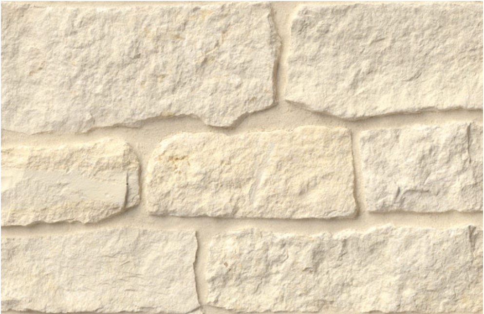 Tuscany White Limestone used for exterior or interior walls.