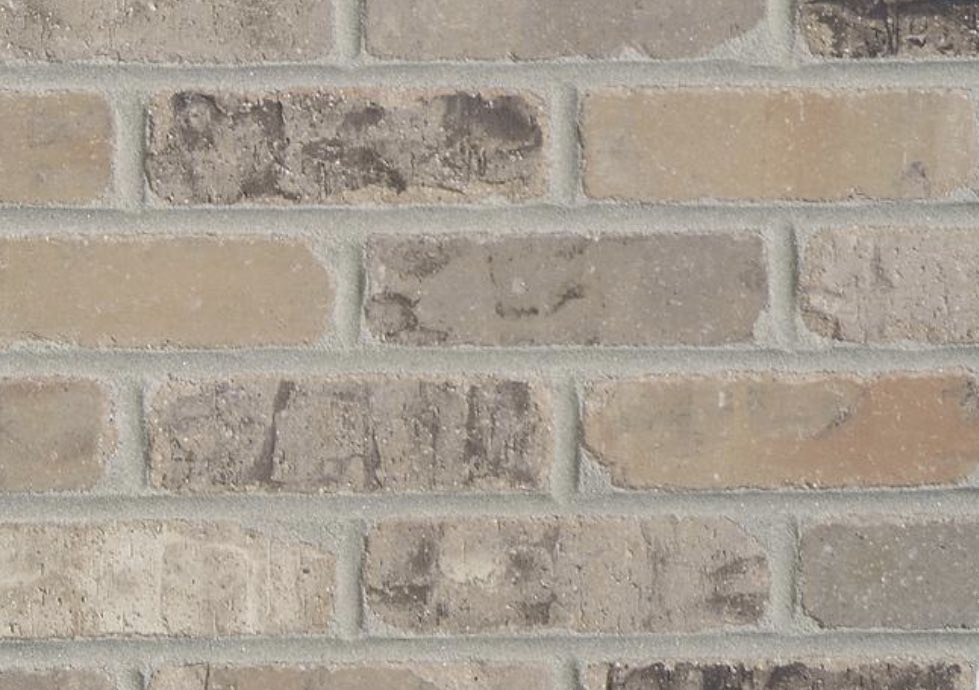 Ironworks brick veneer for outdoor columns and walls