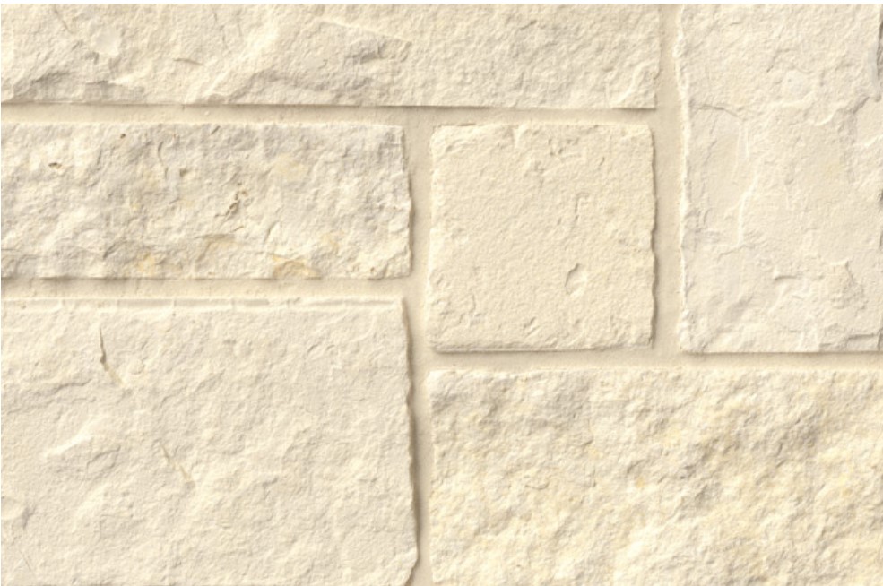 Sonoma White Limestone tile, showcasing its modern square shape and clean finish