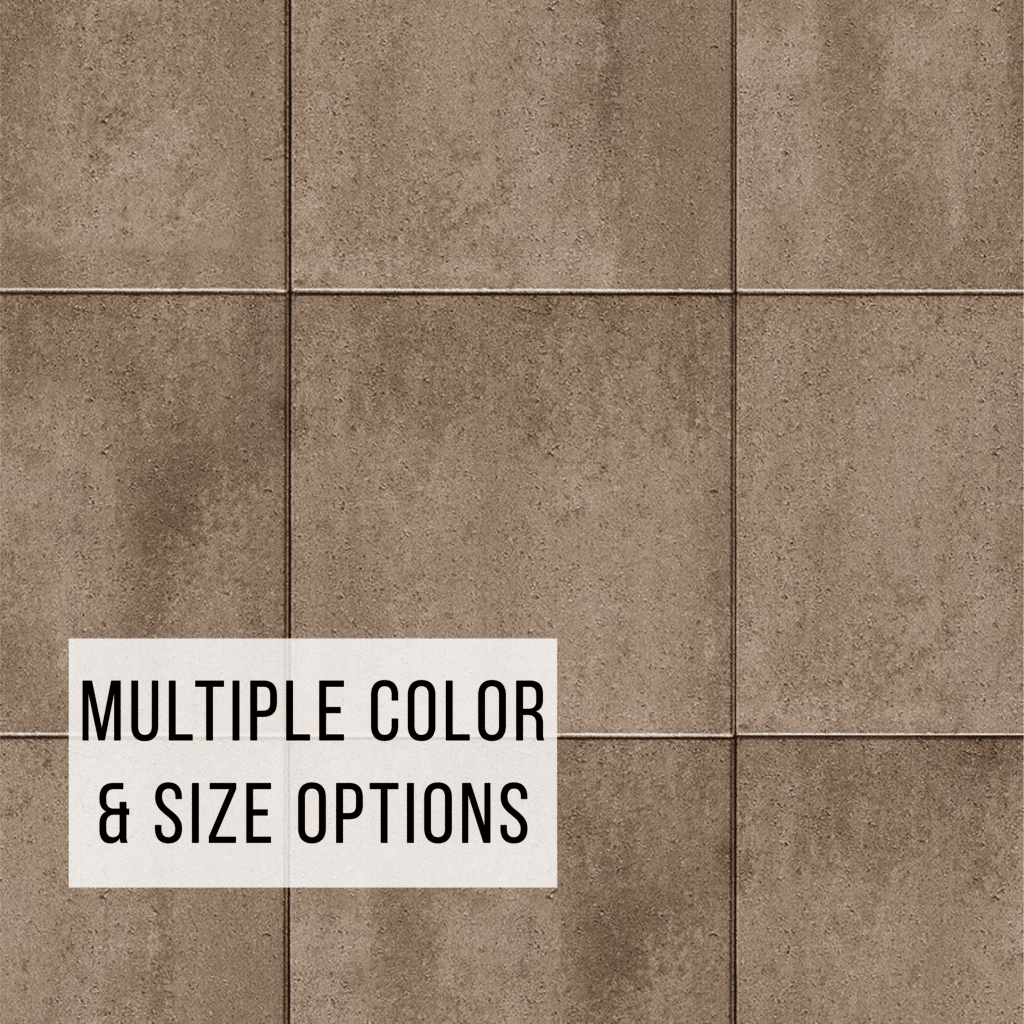 Techo-Bloc Industria Smooth Chestnut Brown large format patio slab