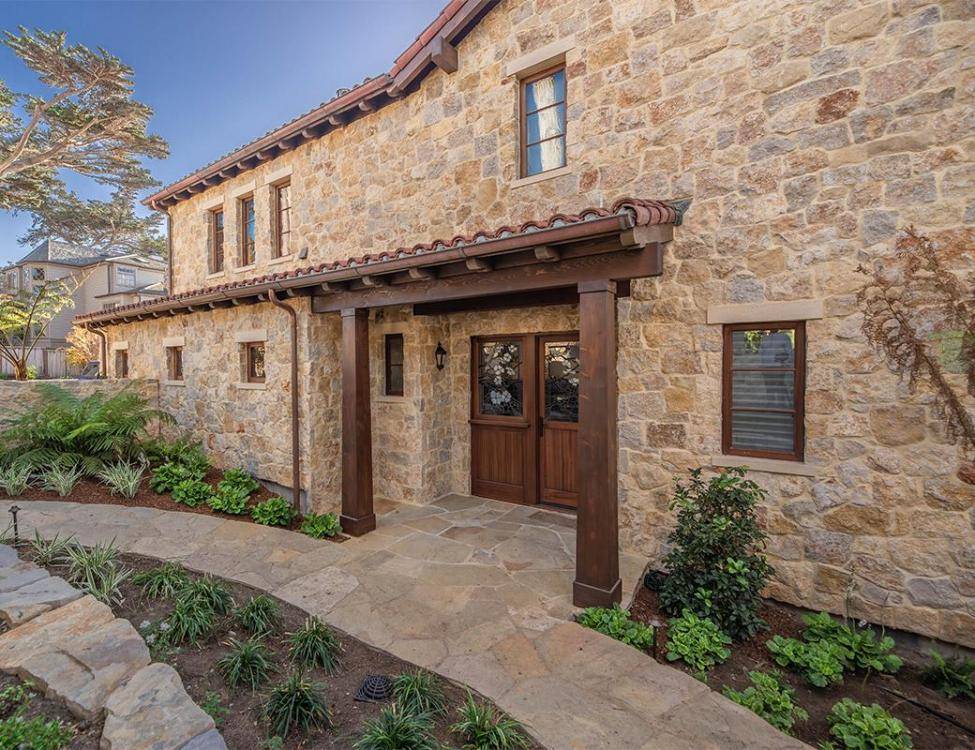 natural stone Manor Blend wall stone Exterior yellow osage limestone
