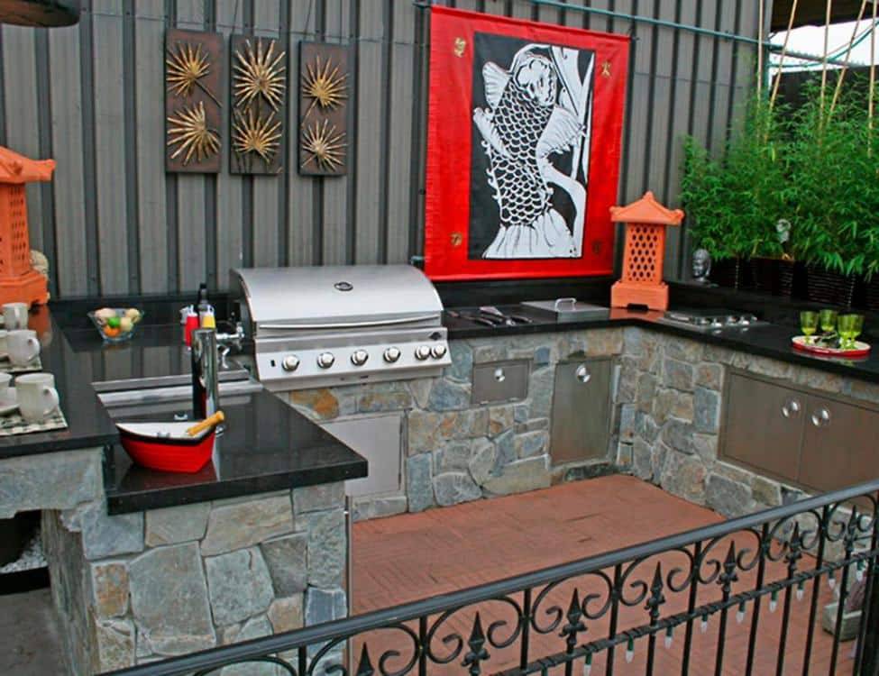 Natural Stone Arbutus for your outdoor fireplace and BBQ
