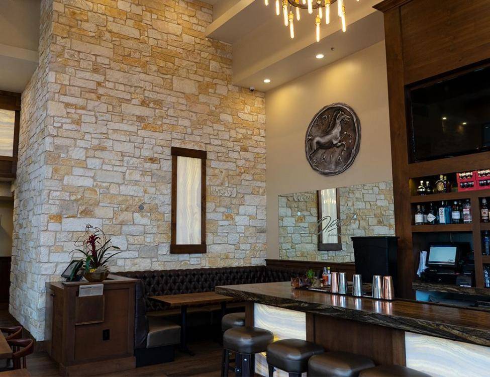 Natural Stone: Tuscany Gold & Cream Limestone Blend for commercial inteirors