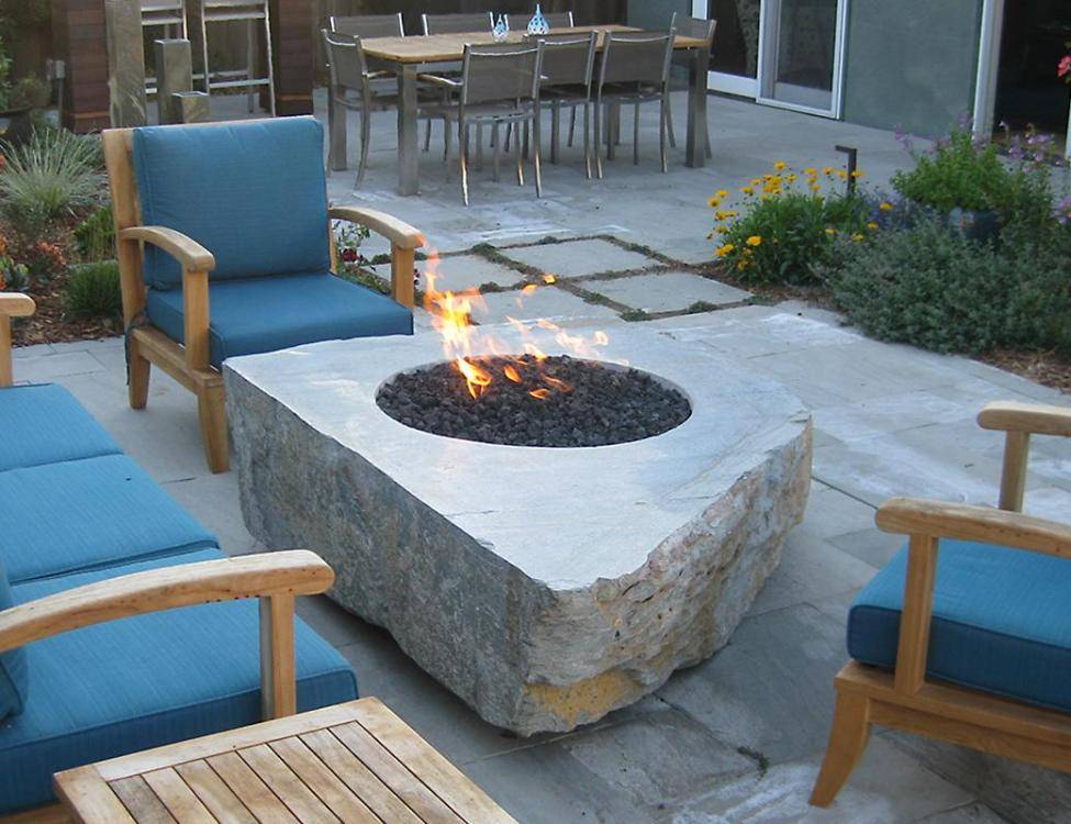 Custom Natural Stone Fire bowls for your patio