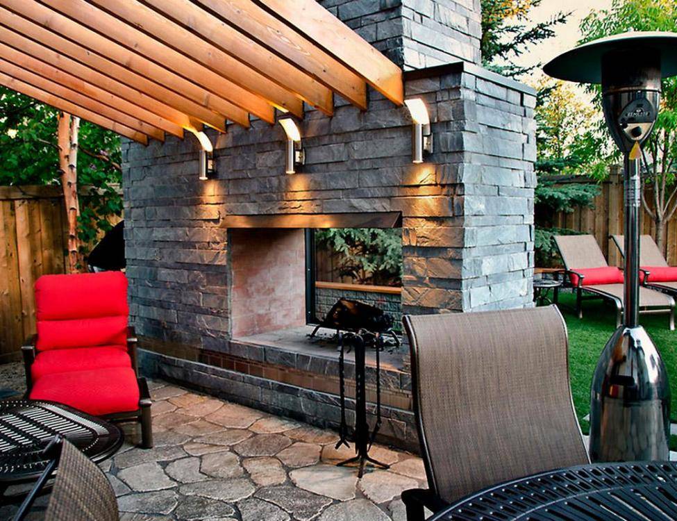 Pacific Ashlar Ledge Stone veneer for your fireplace rebuild