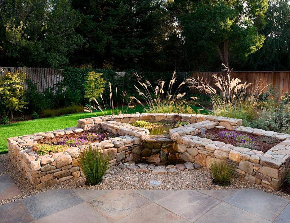 Montana Gold Water Wash natural stone for landscape walls